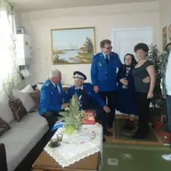 Veteranul de razboi colonel Pantea Craciun sarbatorit de jandarmi