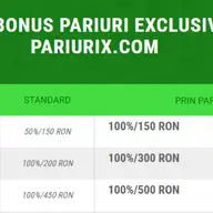 Bonusuri speciale la pariuri online doar prin PariuriX.com