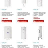 Boilere electrice la oferta in Arad