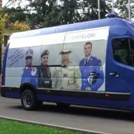 Caravana jandarmeriei recrutează tineri din județul Arad