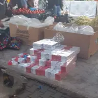 Tigari de contrabanda in lada cu banane
