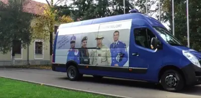 Caravana jandarmeriei recrutează tineri din județul Arad