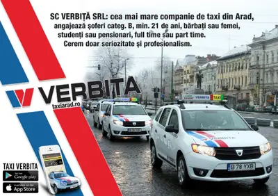 Angajam sofer taxi