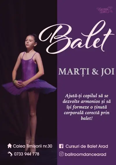 Cursuri de balet pentru copii in Arad