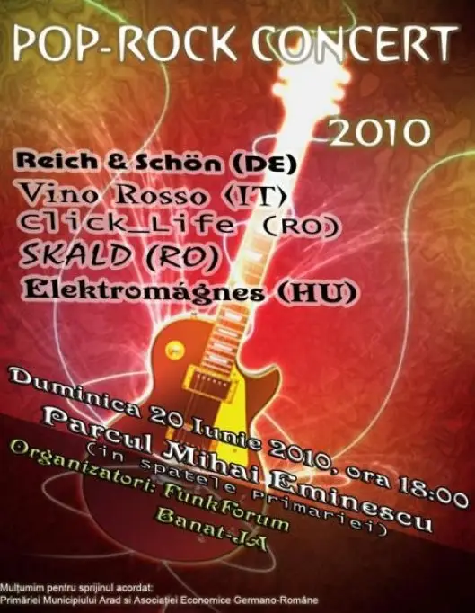 Concert la Crucea eroilor