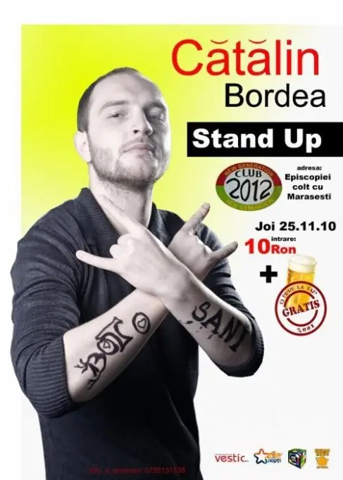 Stand Up Comedy cu Catalin Bordea