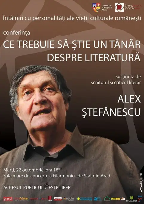 Alex Stefanescu - Ce trebuie sa știe un tanar despre literatura