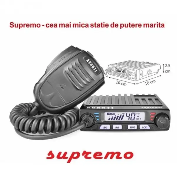 Statie radio Avanti Supremo 4W/20W