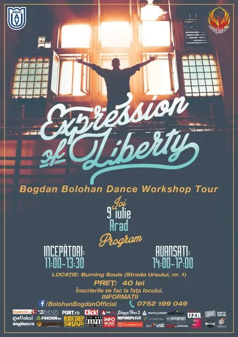 Expression of Liberty – Bogdan Bolohan Dance Workshop Tour