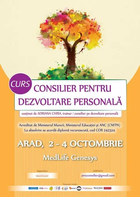 Curs – Consilier pentru dezvoltare personala ARAD