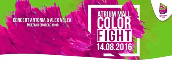 Atrium Mall Color Fight