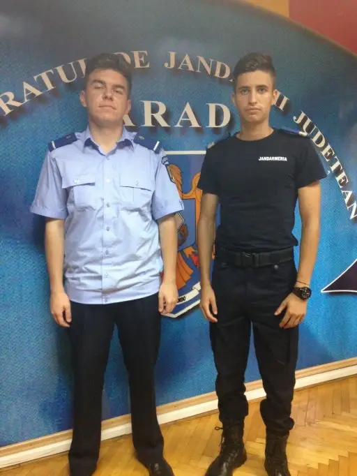 Doi absolvenți ai instituțiilor militare de învățământ ale M.A.I. au fost repartizați la Inspectoratul de Jandarmi Județean Arad