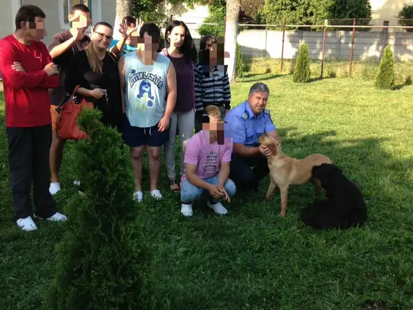 Labradorul donat de un jandarm, folosit în terapia copiilor cu dizabilități