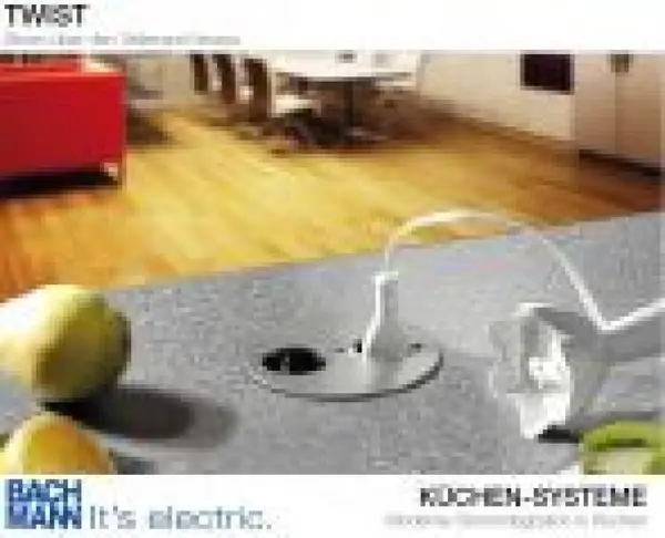Priza TWIST 2 x schuko Bachmann