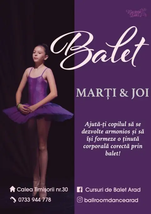 Cursuri de balet pentru copii in Arad