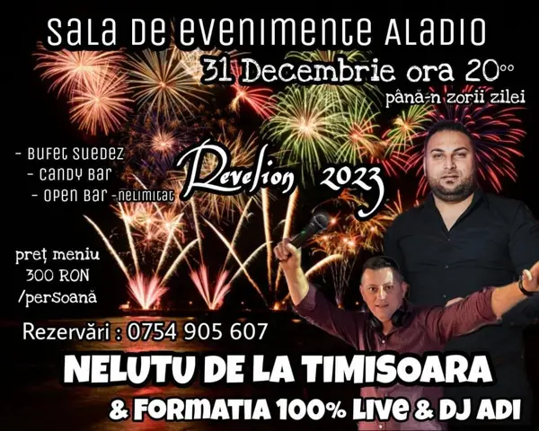 Revelion 2023 la Aladio Arad