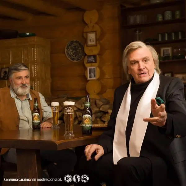 Caraiman lansează un nou spot publicitar alături de Florin Piersic