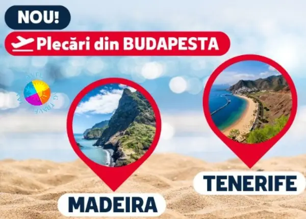 Oferte Tenerife si Madeira cu zbor din Budapesta