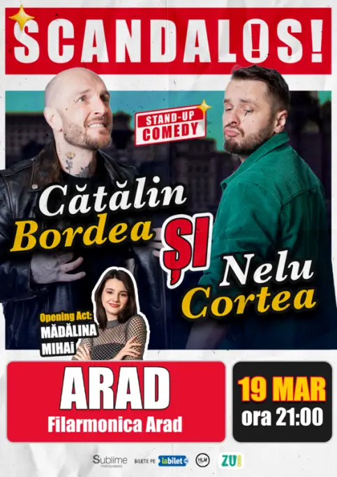 Stand-Up Comedy cu Bordea, Cortea si Madalina Mihai