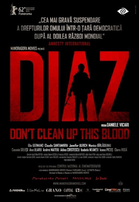 Diaz: Don't Clean Up This Blood