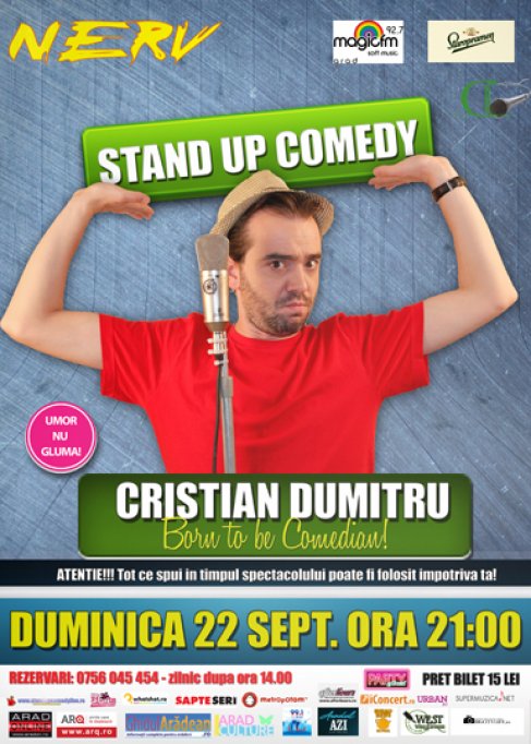 Stand Up Comedy Arad Duminica 22 Septembrie