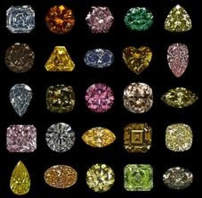 Diamantele colorate exista?