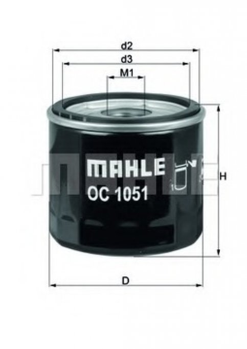 Filtre de ulei Mahle pentru masina ta