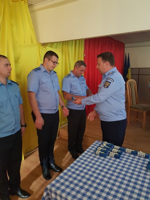 Ceremonial militar la sediul Inspectoratului de Jandarmi Județean Arad