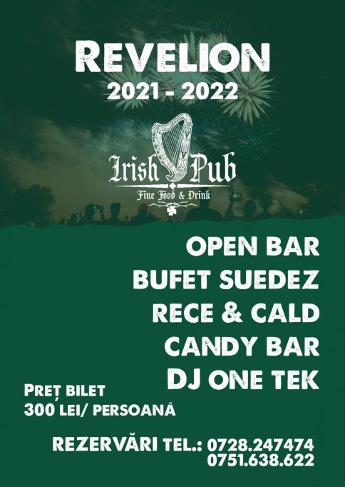 Revelion 2022 la The Irish Pub Arad
