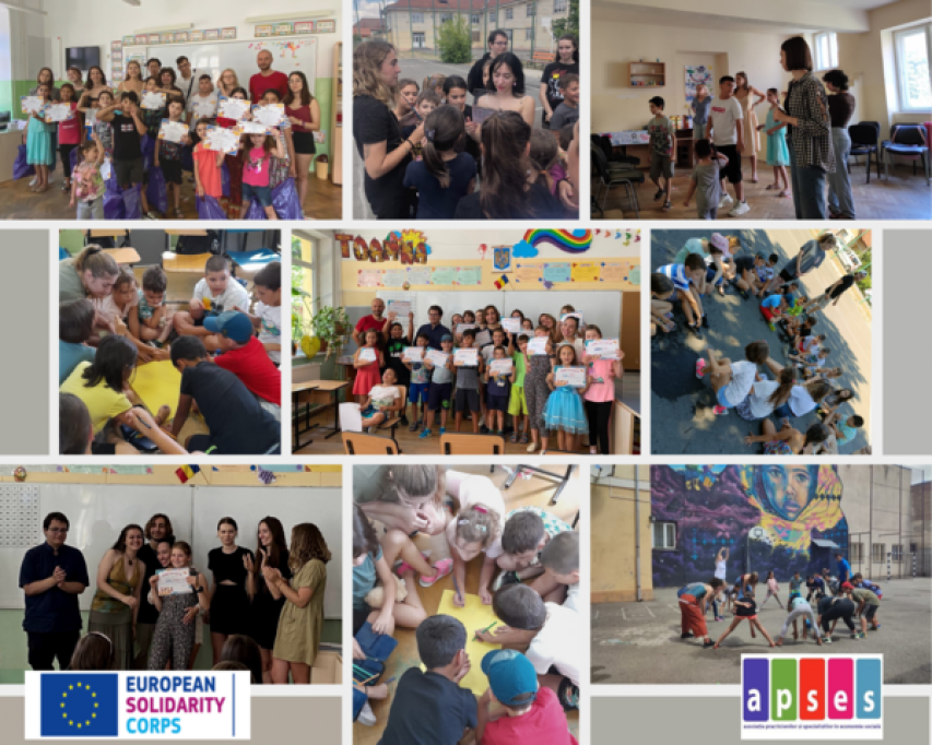 20 de voluntari români și internaționali și-au adus aportul pentru o educație mai bună a copiilor ce provin din grupuri defavorizate din Timișoara