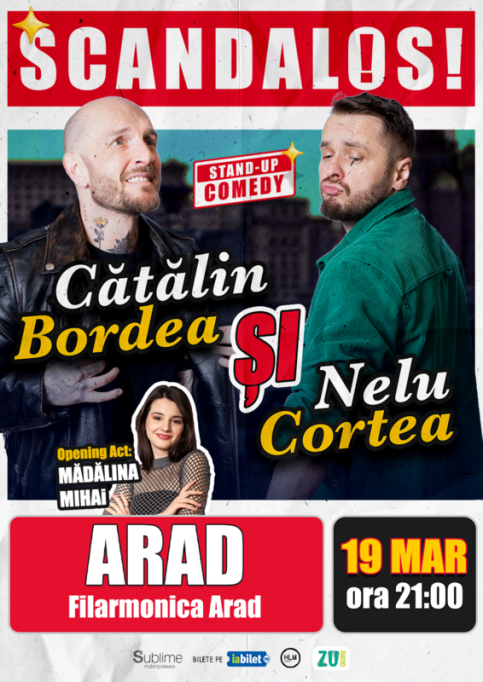 Stand-Up Comedy cu Bordea, Cortea si Madalina Mihai